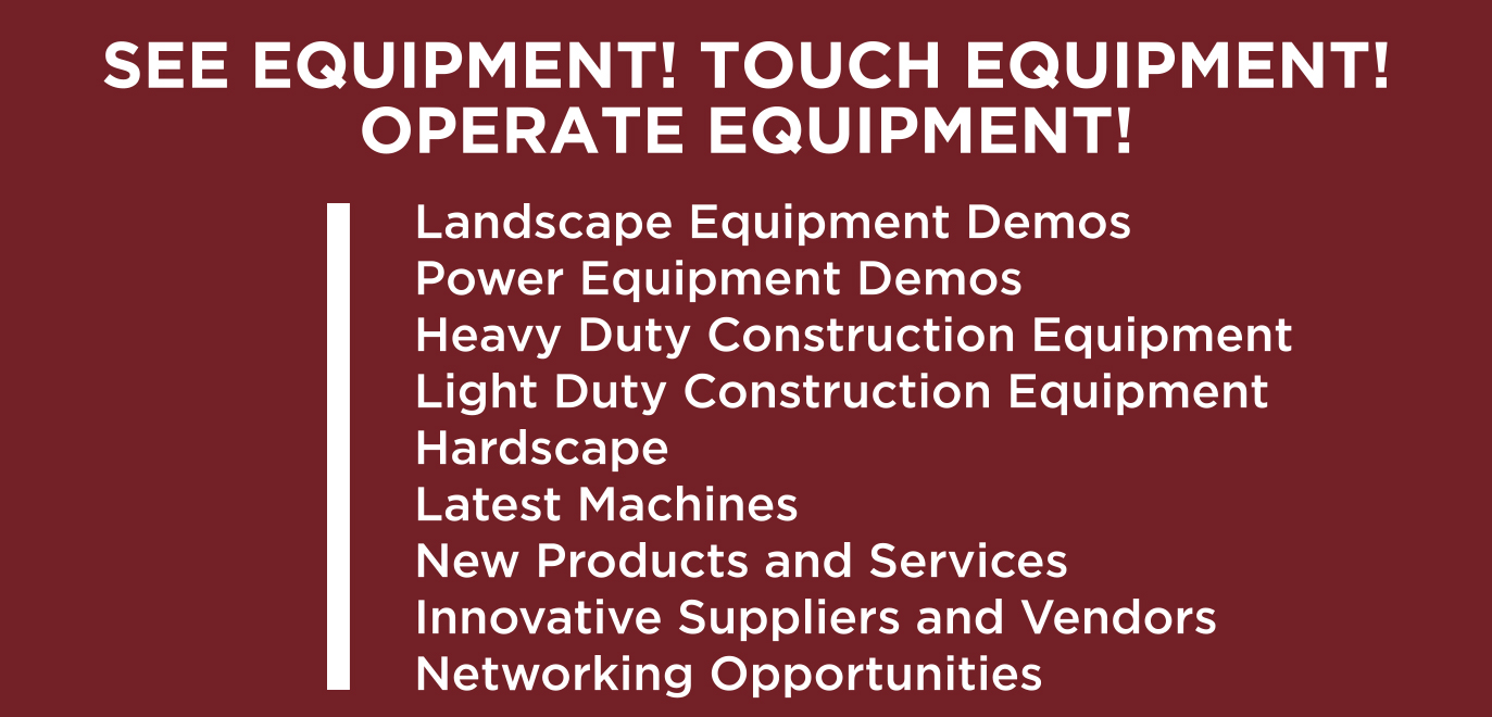 See Equipment Touch Equipment Operate Equipment